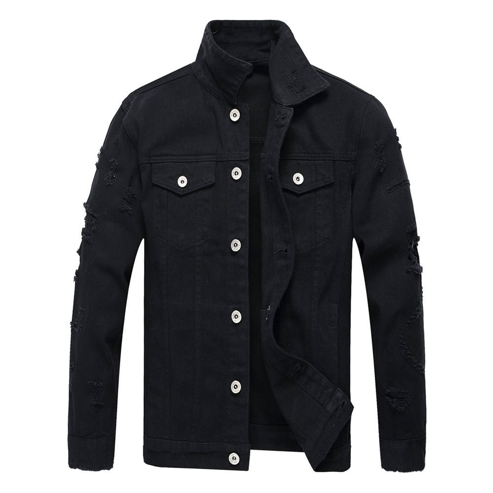 A13d7f800c7e448bfab230f04e9700a37F.jpeg Classic Denim Jacket – Timeless Style, Durable Fabric & Comfortable Fit - Image 1