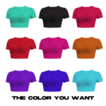 Trendy Crop Top – Soft, Stretchable & Stylish Fit for Everyday Wear