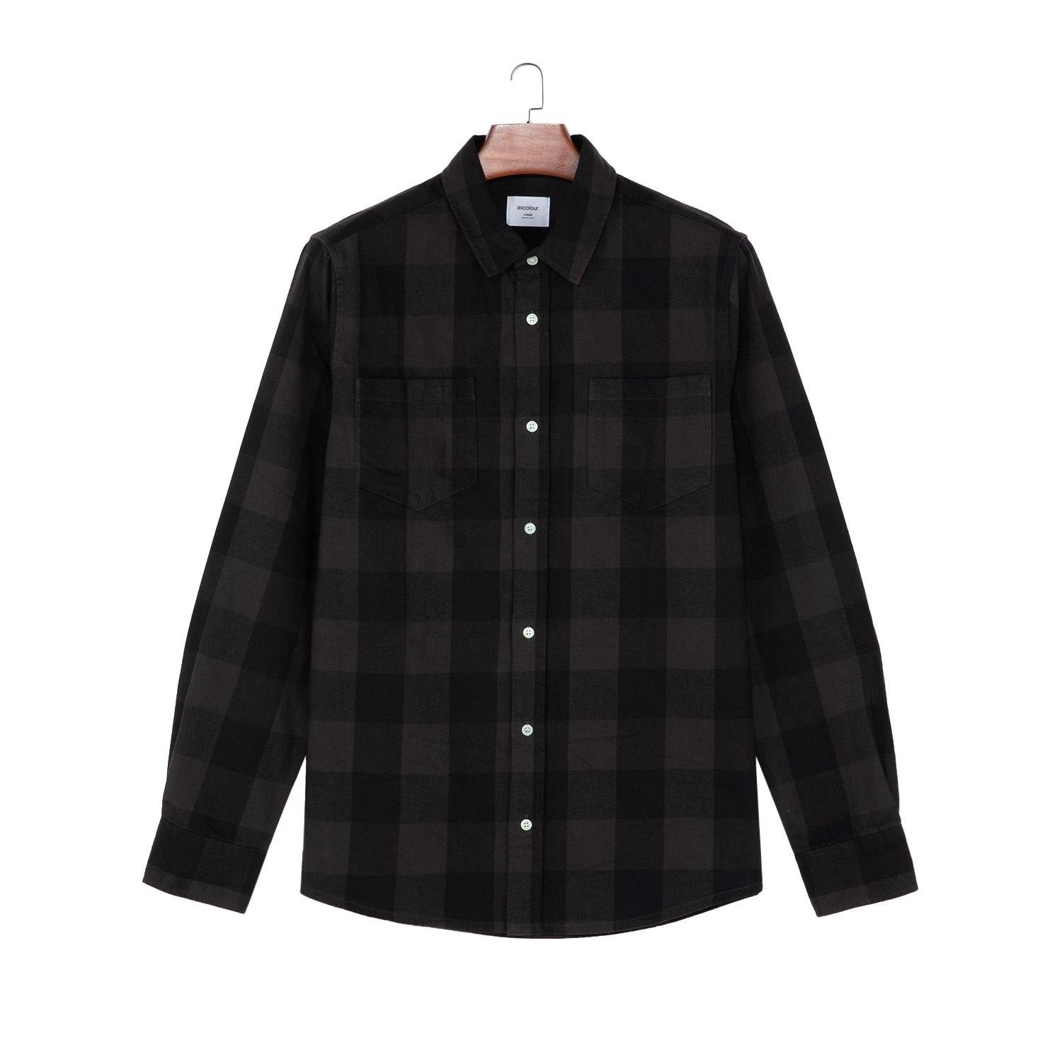 H790d2980e76c474cbd3938818a3ee946b.jpg Classic Flannel Shirt – Soft Brushed Cotton, Warm & Stylish Check Design - Image 1
