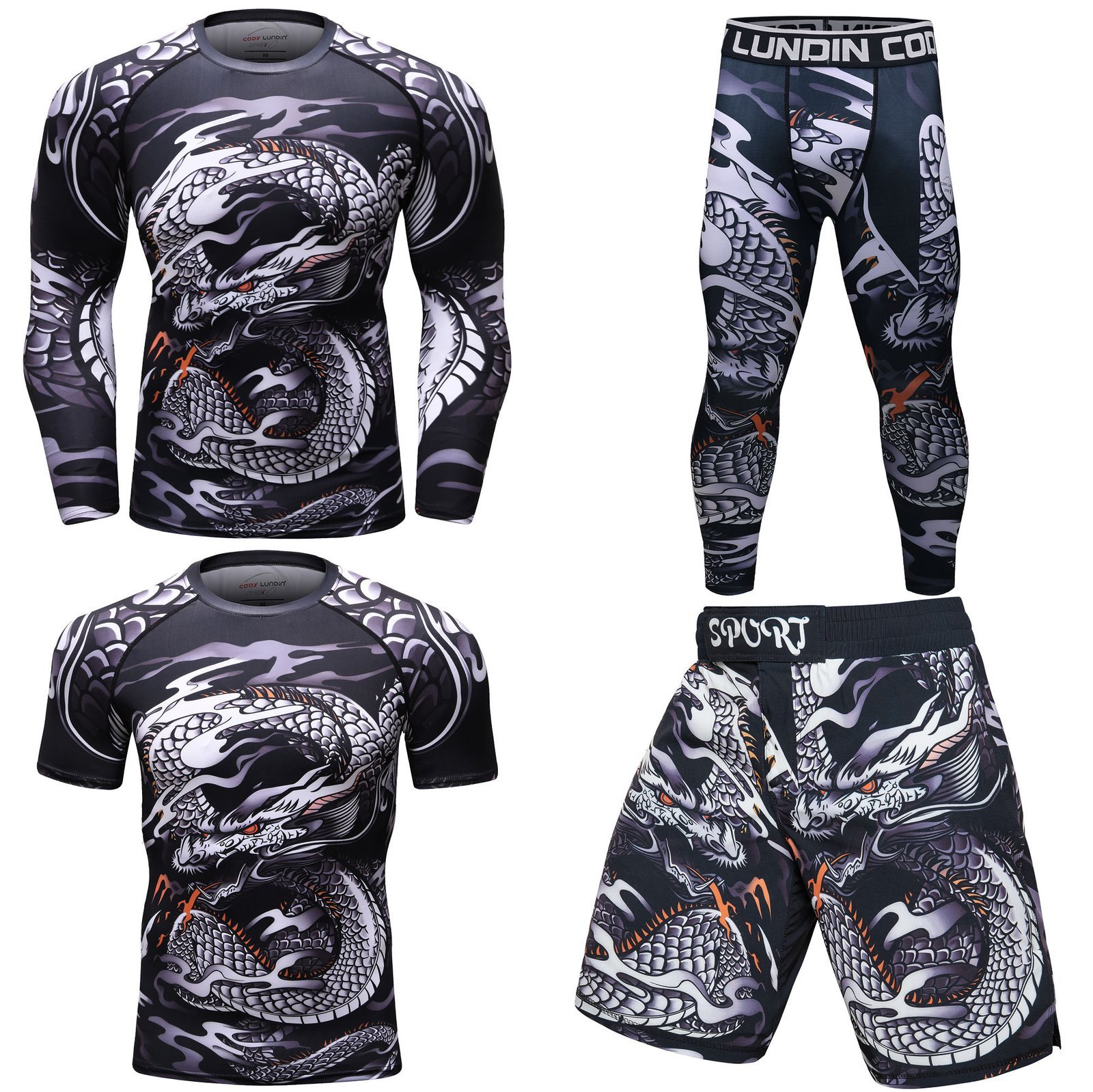 H97172de418184d9689abf1a0c75f5870g.jpg Compression Set – Stretchable, Breathable & High-Performance Activewear - Image 1