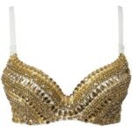 Gold Sapphire Phoenix Carnival Bra Top