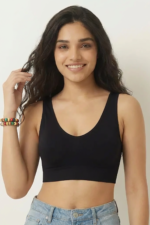 Wired And Push Up Bra - Black