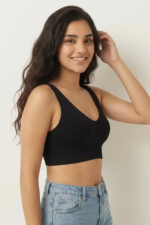 Wired And Push Up Bra - Black - Image 4
