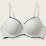 Wired And Push Up Bra - Grey