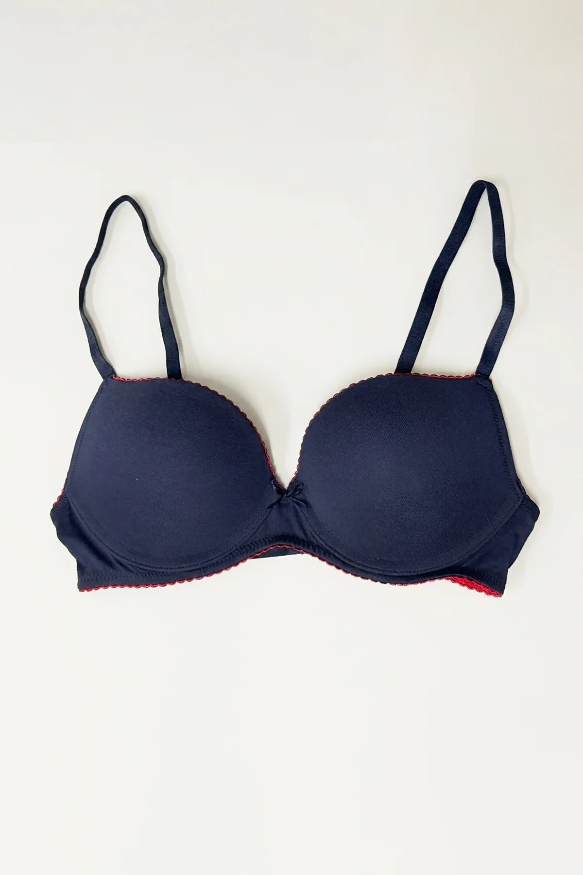 BLS-CosimaWiredAndPushUpBra-Navy4 Wired And Push Up Bra - Blue - Image 1