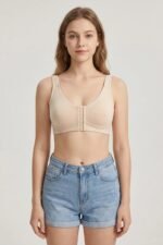 Carole Non Wired And Non Padded Cotton Bra - Vanilla
