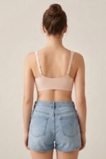 Carole Non Wired And Non Padded Cotton Bra - Vanilla - Image 2